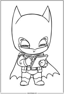 Batman writing notes