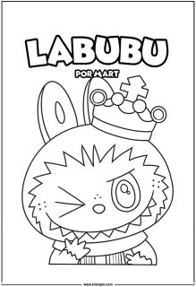 Labubu as a king