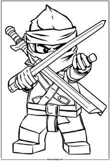 Ninjago with weapon